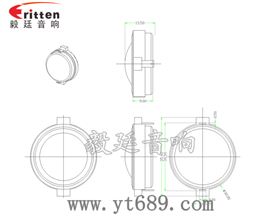 30mm 4Ω15w 高音喇叭成品图