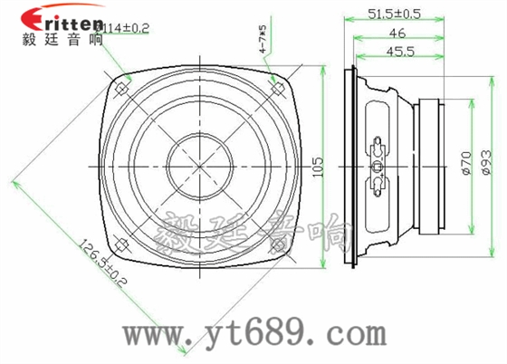 3寸20W全频HiFi音箱喇叭成品图