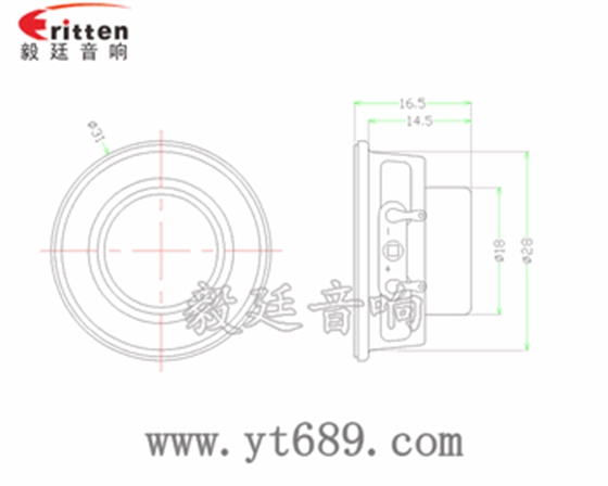 Φ31mm全频内磁蓝牙音箱学习机